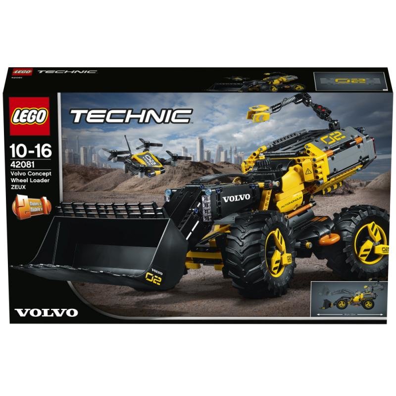 LEGO Technic 42081 Volvo koncept kolového nakladače ZEUX Megaknihy cz