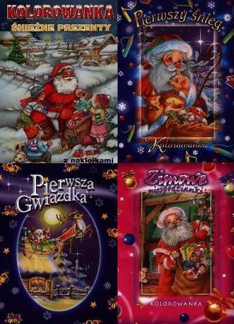 Zimowe niespodzianki. Kolorowanka
