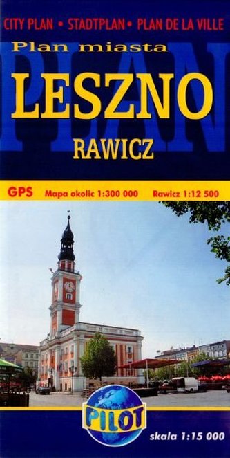 Leszno, Rawicz. Plan miasta 1:15 000