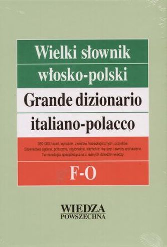Wielki słownik włosko-polski F-O Wielki słownik włosko-polski F-O