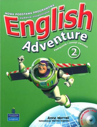 English Adventure 2. Podręcznik i zeszyt ćwiczeń (+ CD i DVD)