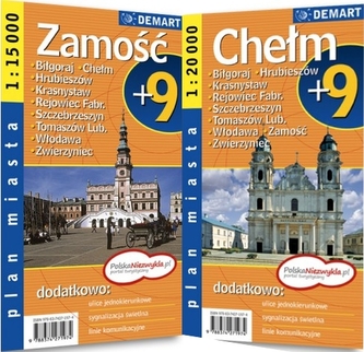 Plan miasta. Zamość, Chełm. Plus9 Plan miasta. Zamość, Chełm. Plus9