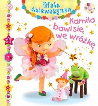 Mała dziewczynka. Kamila bawi się we wróżkę Mała dziewczynka. Kamila bawi się we wróżkę