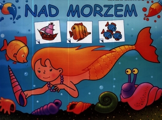 Nad morzem. Kolorowanka z naklejkami