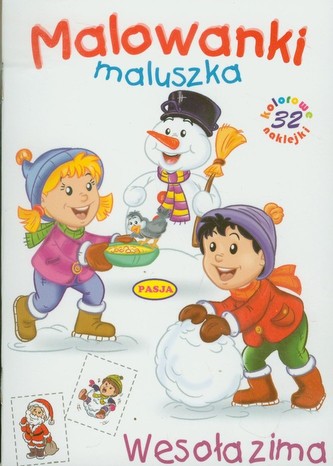 Malowanki maluszka - Wesoła zima Malowanki maluszka - Wesoła zima
