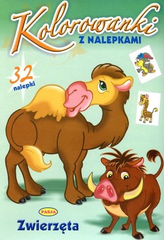 Kolorowanki z nalepkami. Zwierzęta Kolorowanki z nalepkami. Zwierzęta