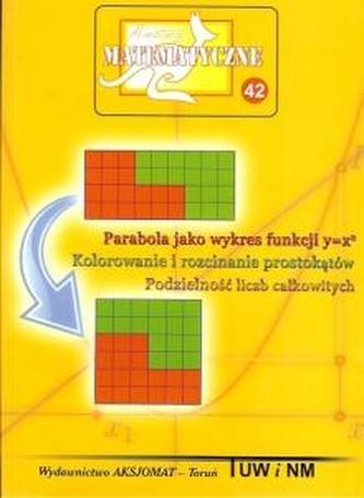 Miniatury matematyczne 42. Parabola jako wykres funkcji y=x2. Kolorownie i rozcinanie prostokątów