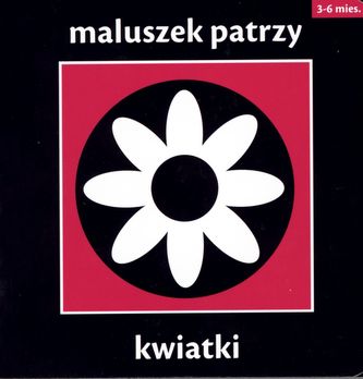Maluszek patrzy. Kwiatki