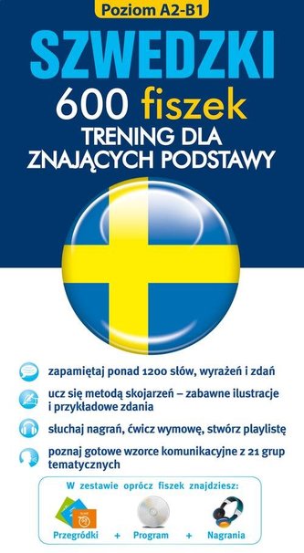 Szwedzki. 600 fiszek. Trening dla znających podstawy