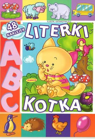 Literki kotka. 48 naklejek