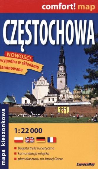 Częstochowa. Plan miasta 1: 22 000