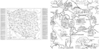 Kolorowanka XXL. Mapa Polski Młodego Odkrywcy Kolorowanka XXL. Mapa Polski Młodego Odkrywcy