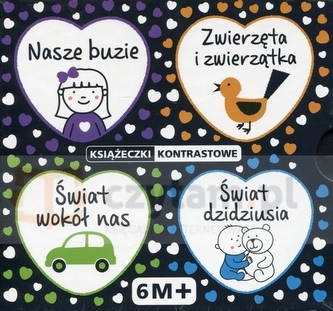 Kontrastowe książeczki. Box 6m+