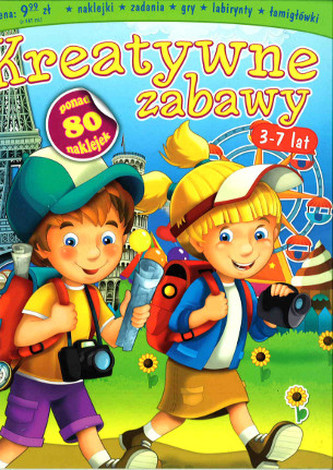 Kreatywne zabawy 3-7 lat. 80 naklejek  6/2014