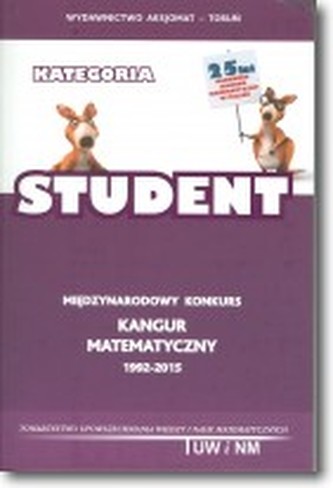 Matematyka z Kangurem. Kangur 5.  Student 2015 Matematyka z Kangurem. Kangur 5.  Student 2015