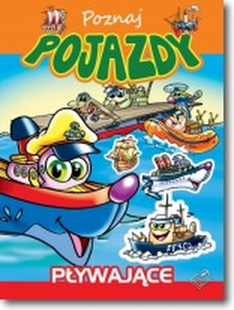 Poznaj pojazdy pływające. Naklejki z brokatem