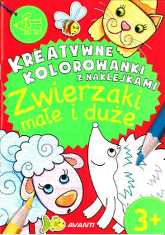 Kolorowanka. Zwierzaki małe i duże