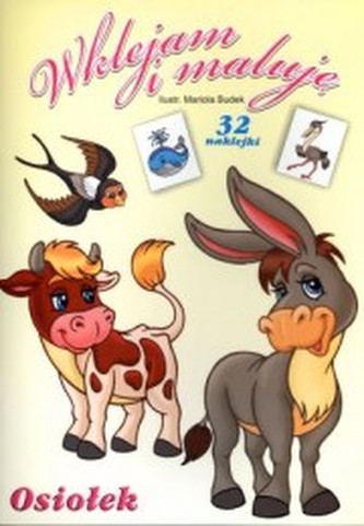 Wklejam i maluję. Osiołek Wklejam i maluję. Osiołek