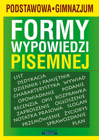 Formy wypowiedzi pisemnej