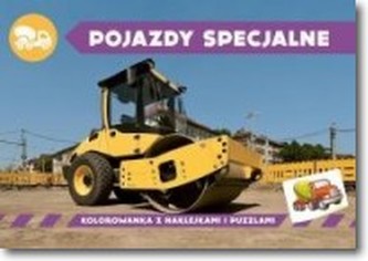 Kolorowanka z naklejkami. Pojazdy specjalne