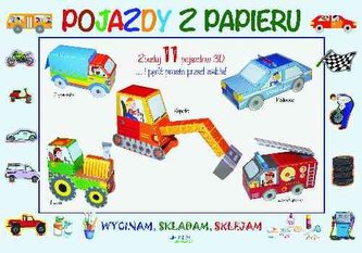 Wycinam składam sklejam Pojazdy z papieru