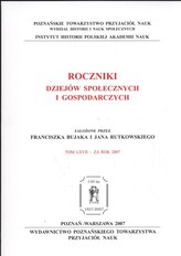 Roczniki Dziejów Społecznych i Gospodarczych
