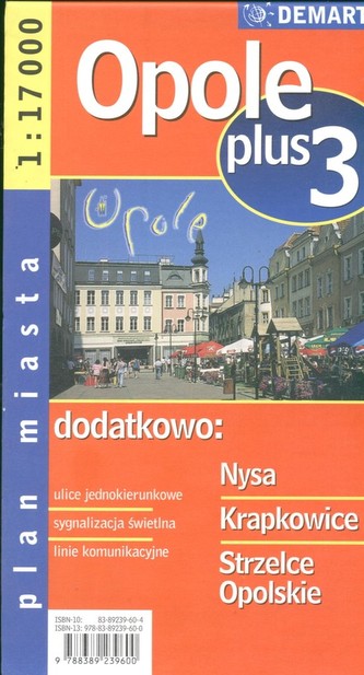 Opole plus 3 1:17 000 plan miasta Opole plus 3 1:17 000 plan miasta