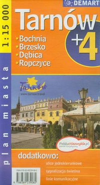 Tarnów plus 4 plan miasta 1:15 000