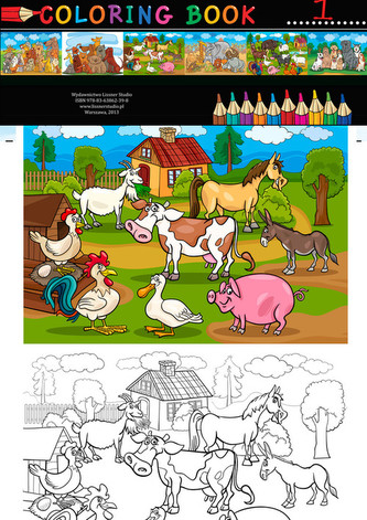 Kolorowanka Farma