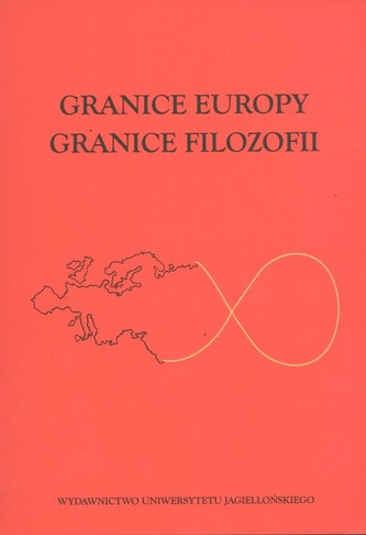 Granice Europy Granice Filozofii Granice Europy Granice Filozofii