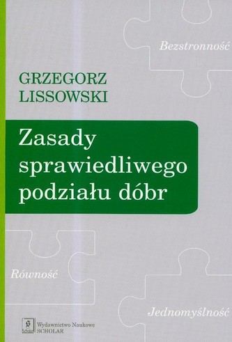 Zasady sprawiedliwego podziału dóbr Zasady sprawiedliwego podziału dóbr