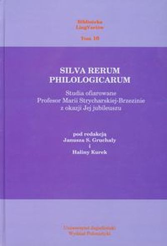 Silva rerum philologicarum