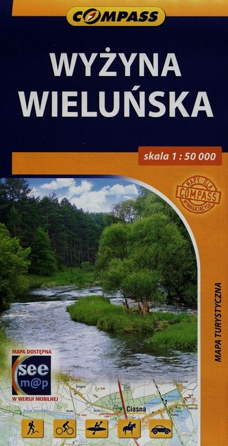 Wyżyna Wieluńska mapa turystyczna Wyżyna Wieluńska mapa turystyczna