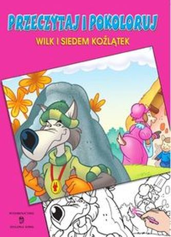 Wilk i siedem koźlątek przeczytaj i pokoloruj