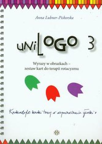 UniLogo 3 Wyrazy w obrazkach zestaw kart do terapii rotacyzmu UniLogo 3 Wyrazy w obrazkach zestaw kart do terapii rotacyzmu