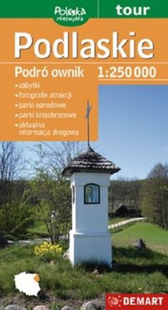 Podlaskie podróżownik mapa turystyczna