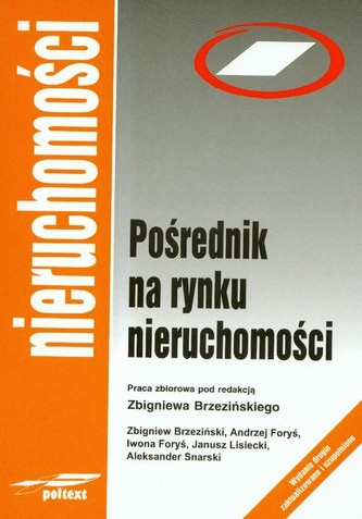 Pośrednik na rynku nieruchomości Pośrednik na rynku nieruchomości