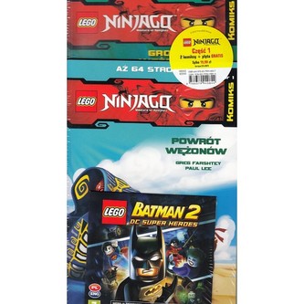 LEGO ninjago Powrót Wężonów + Grobowiec Wężowampira. CD Batman GRATIS
