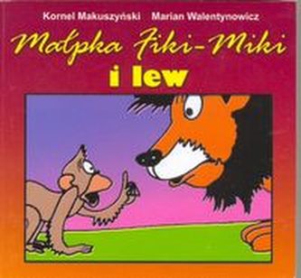 Małpka Fiki Miki i lew Małpka Fiki Miki i lew