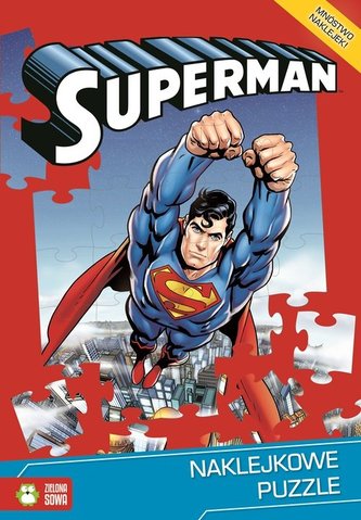 Naklejkowe puzzle. Superman