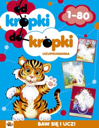 Od kropki do kropki 1-80 uzupełnianka