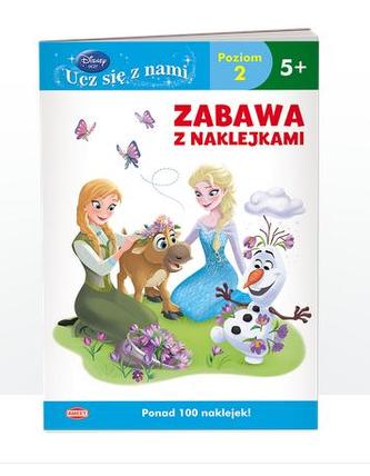 Disney Ucz się z nami Zabawa z naklejkami Kraina Lodu 5+