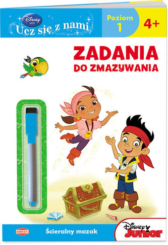 Disney Uczy. Jake i piraci z Nibylandii. Zadania do zmazywania