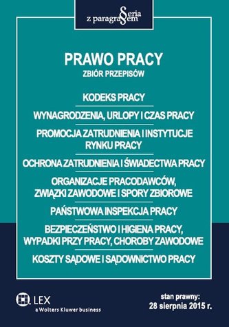 Prawo pracy Zbiór przepisów