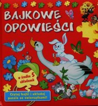 Bajkowe opowieści. Książka z puzzlami