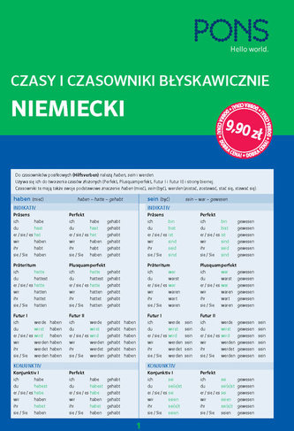 Czasy i czasowniki błyskawicznie MINI niemieckie