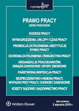 Prawo pracy Zbiór przepisów