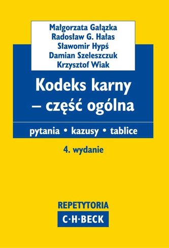 Kodeks karny - część ogólna
