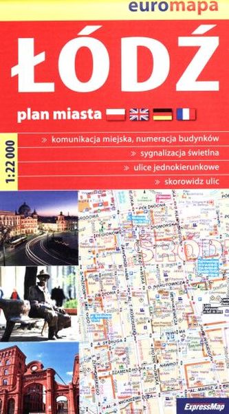 Łódź. Plan miasta. 1: 22 000
