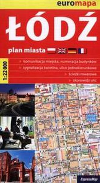 Łódź. Plan miasta. 1:22 000